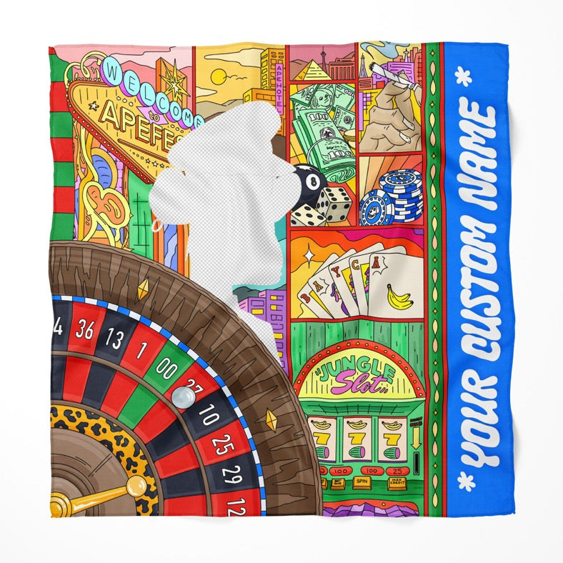 Vegas Roulette Custom Scarves Designed by Pausrr